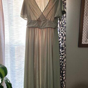 Sage Green Casual Dress